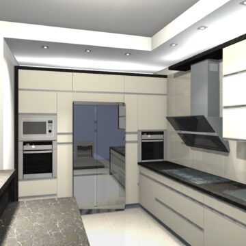 projektowanie domów mieszkalnych 3- kuchnia